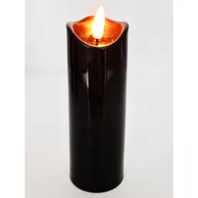 Lumânare LED pentru Lanterne de 15cm - Culoare Neagră