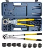 Clește de sertizare manual Eurokomp E6288 cu 8 inserții TH/U și carcasă