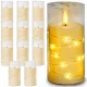 Set de 12 Lumânări LED Decorative Multifuncționale, Efect de Flacără Realistică