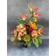 Buchet Elegant pentru Monument Funerar - Decor Durabil și Dign