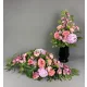 Set Complet pentru Ornamente Funerare - Stroik și Buchet în Vază cu Flori Artificiale