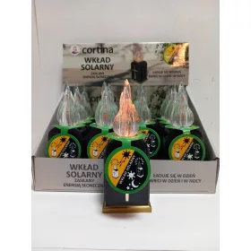   Lumânare LED solară Zi/Noapte cu flacără artificială - Set de 12 bucăți