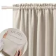 Perdea opacă de culoare bej deschis ROOM99 Laurel 180 × 280 cm