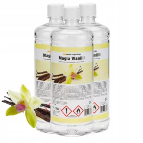   Biocombustibil parfumat 3 L Vanilie Magic pentru bio-șemineu – bioetanol ecologic, flacără galben-portocalie, ardere curată fără fum sau cenușă, ideal pentru bio-șeminee suspendate, de sine stătătoare și încorporate