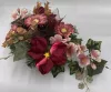 Compoziție florală funerară K/01 cu ghiveci și buchet