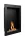 Bio-șemineu vertical suspendat VERTICAL negru mat, bio-vatră ecologică pentru camere mici, arzător 0,35L, design modern și sigur, fără coș de fum