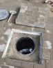 Trapa de inspecție din aluminiu sub pavaj 400 × 400 × 60 mm, deschidere 340 × 340 mm