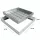 Trapa de control din aluminiu pentru pavaj 600 × 600 × 60 mm, deschidere 540 × 540 mm