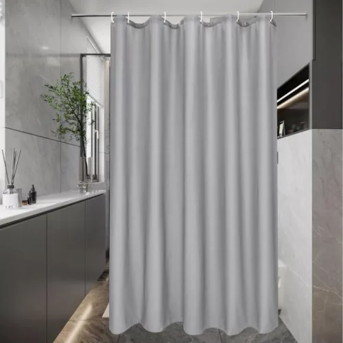 Perdeau de duș gri 100 × 200 cm B0CYC4K7L2