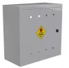 Dulap gaz gri Instal-home 500 × 500 × 250 mm cu perete din spate detașabil