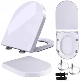 Scaun WC Mareani SEMTO alb 46 × 36 cm din duroplast