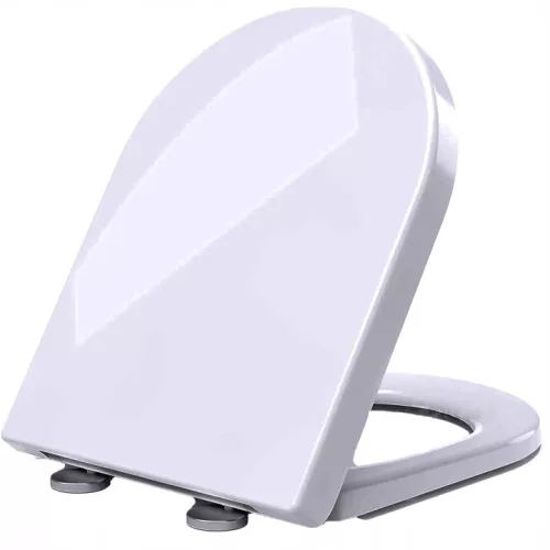 Scaun WC Mareani SEMTO alb 46 × 36 cm din duroplast