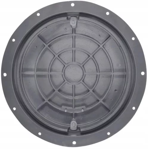 Trapa de inspecție gri BabylonPlast A15B6080S1 cu cadru, capac 600 mm, A15