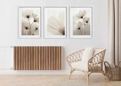 Capac radiator magnetic Naklejkomania 60 × 120 cm, lamele