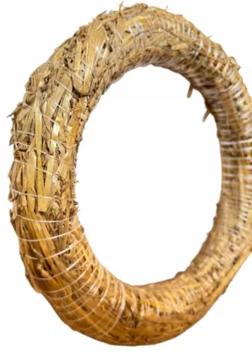 Bază de paie pentru coroană, 40 cm, 10 bucăți
