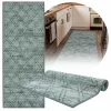 Covor verde geometric e-floor EF0435 80 × 300 cm
