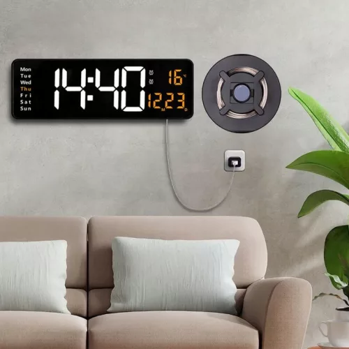 Ceas digital LED Renew Force 39 cm cu controler