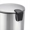 BORG Hygiene 003014 Coș cu pedală argintie 20 l