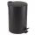 BORG Hygiene 003045 Coș negru cu pedală 12 l