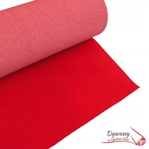 Podea de eveniment roșie DNWO Standard 1 × 10 m, 3 mm
