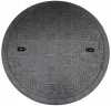 Capac BabylonPlast A15 pentru teava ondulata 600 mm, negru, diametru exterior 720 mm