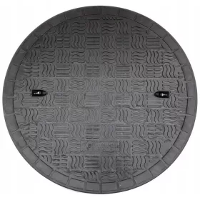   Capac BabylonPlast A15 pentru teava ondulata 600 mm, negru, diametru exterior 720 mm