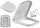 Scaun WC Mareani pentru Cersanit Carina, duroplast 43 × 35 cm