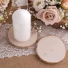 Set de 24 lumânări cilindrice albe Bispol 10 cm