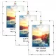 Set de 3 rame antirame 70 × 100 cm cu plexiglas și placă HDF