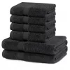 Set de 6 prosoape gri din bumbac Restilo Marina