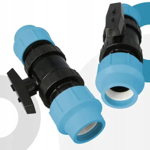 Supapă cu bilă TRCR pentru țeavă PE 63 × 63 mm, PN16