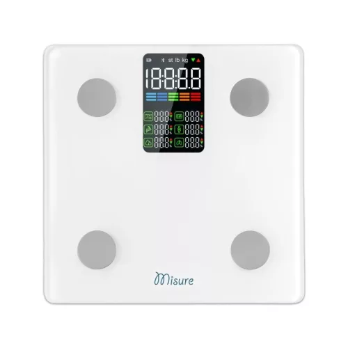 Cantar analitic alb Misure MI Fit Plus