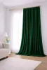 Perdea catifea Velvet 155 cm verde sticlă la comandă