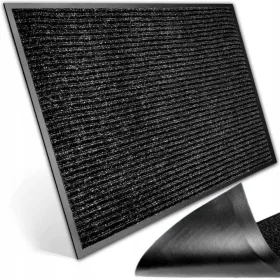 Covoraș textil negru Gockowiak Valeria 90 × 150 cm