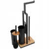 Stand cu perie de toaleta si suport pentru hartie Yoka Home