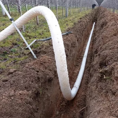 Conducta de scurgere perforata PVC-U cu geotextil 100 mm, 25 m