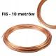 Teava din cupru moale Emix 6 × 1 mm, 10 m