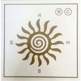 Placă de radiestezie ZTA10 Energy Healing cu busolă