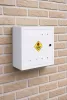 Dulap gaz alb Instal-home 600 × 600 × 250 mm fara perete din spate, cu cheie