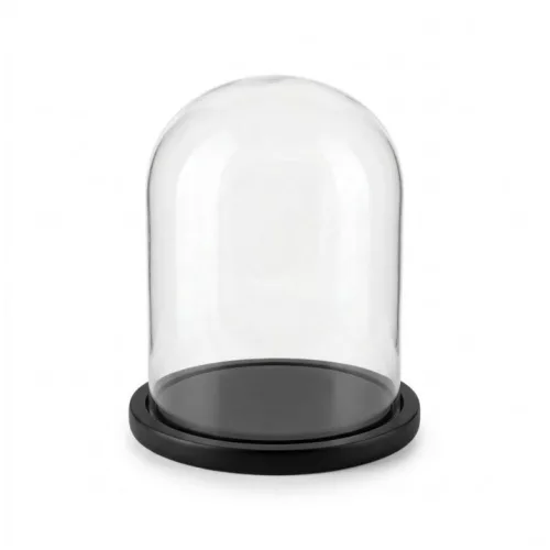 Cupolă de sticlă neagră SCENA LIVING AURA, 30 cm