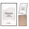 Cadru din aluminiu negru Cadro A1 59,4 × 84 cm
