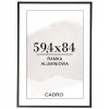 Cadru din aluminiu negru Cadro A1 59,4 × 84 cm