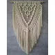 Macrame MK-4 montat pe perete din snur de bumbac 40 × 60 cm