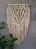 Macrame MK-4 montat pe perete din snur de bumbac 40 × 60 cm