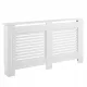 Husa alb pentru calorifer Charleston cu raft 152 × 19 × 82 cm