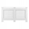 Husa alb pentru calorifer Charleston cu raft 152 × 19 × 82 cm