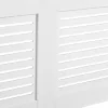 Husa alb pentru calorifer Charleston cu raft 152 × 19 × 82 cm