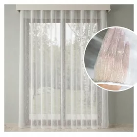 Perdea albă Tuva 300 × 240 cm pentru șnur