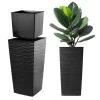 Container inalt negru Kadax K3036 cu insert 57 cm