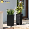 Container inalt negru Kadax K3036 cu insert 57 cm